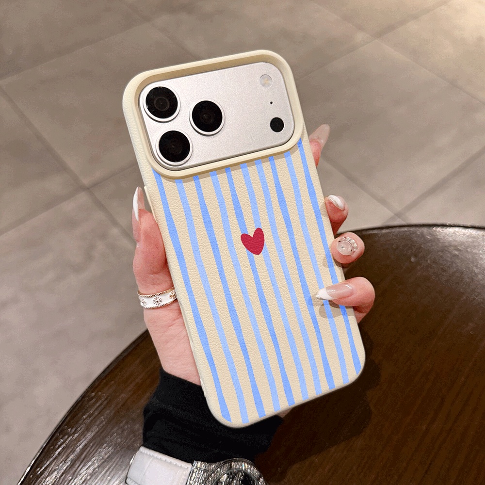 Apple Iphone 16 - Cover in Silicone Opaco con Strisce