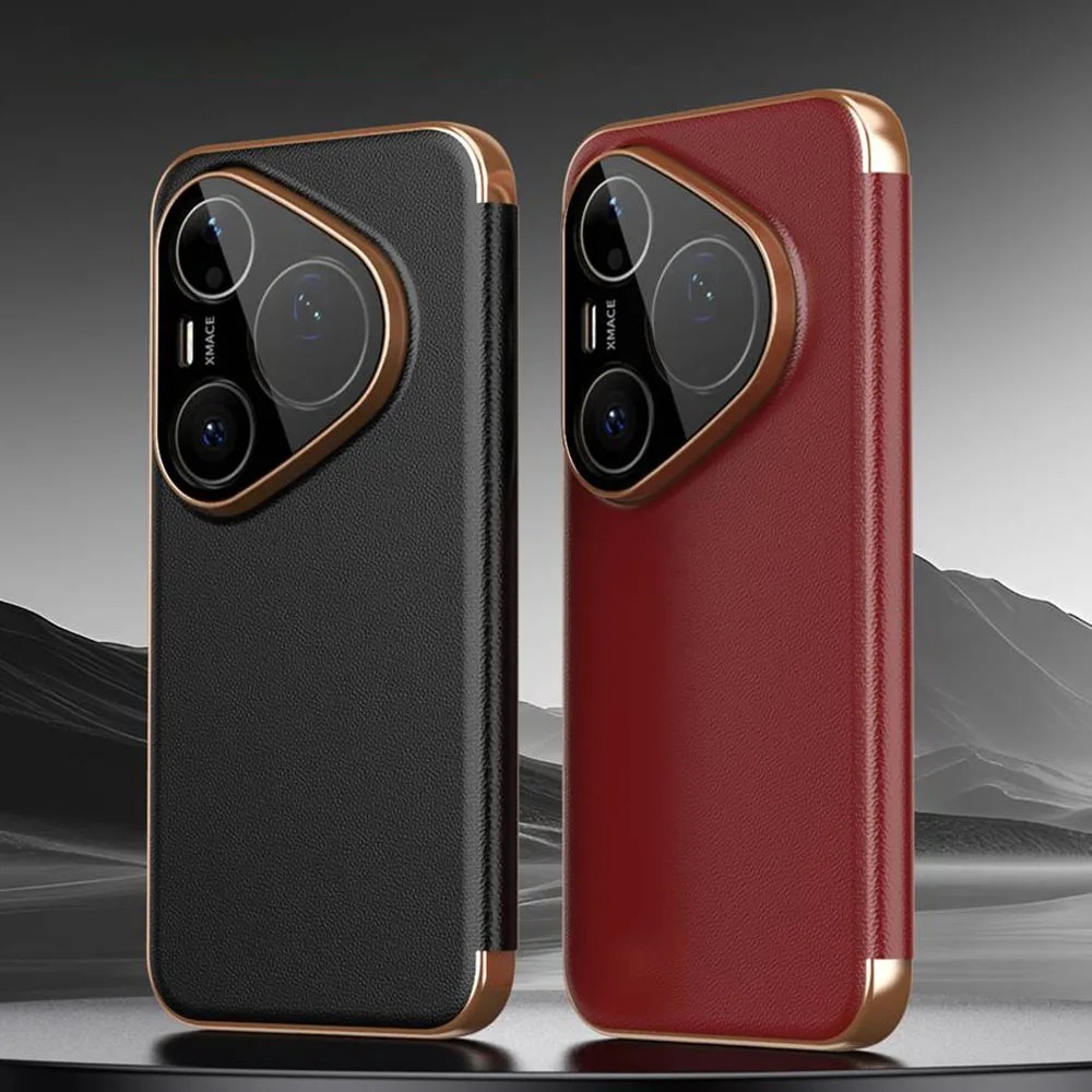 Huawei Pura 70 - Custodia per telefono a libro con