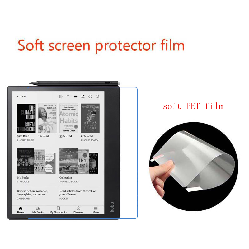 Matte Anti Glare Screen - Pellicola protettiva in plastica trasparente HD/opaca